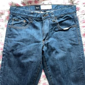 RVCA Daggers Denim Straight leg jeans size 28